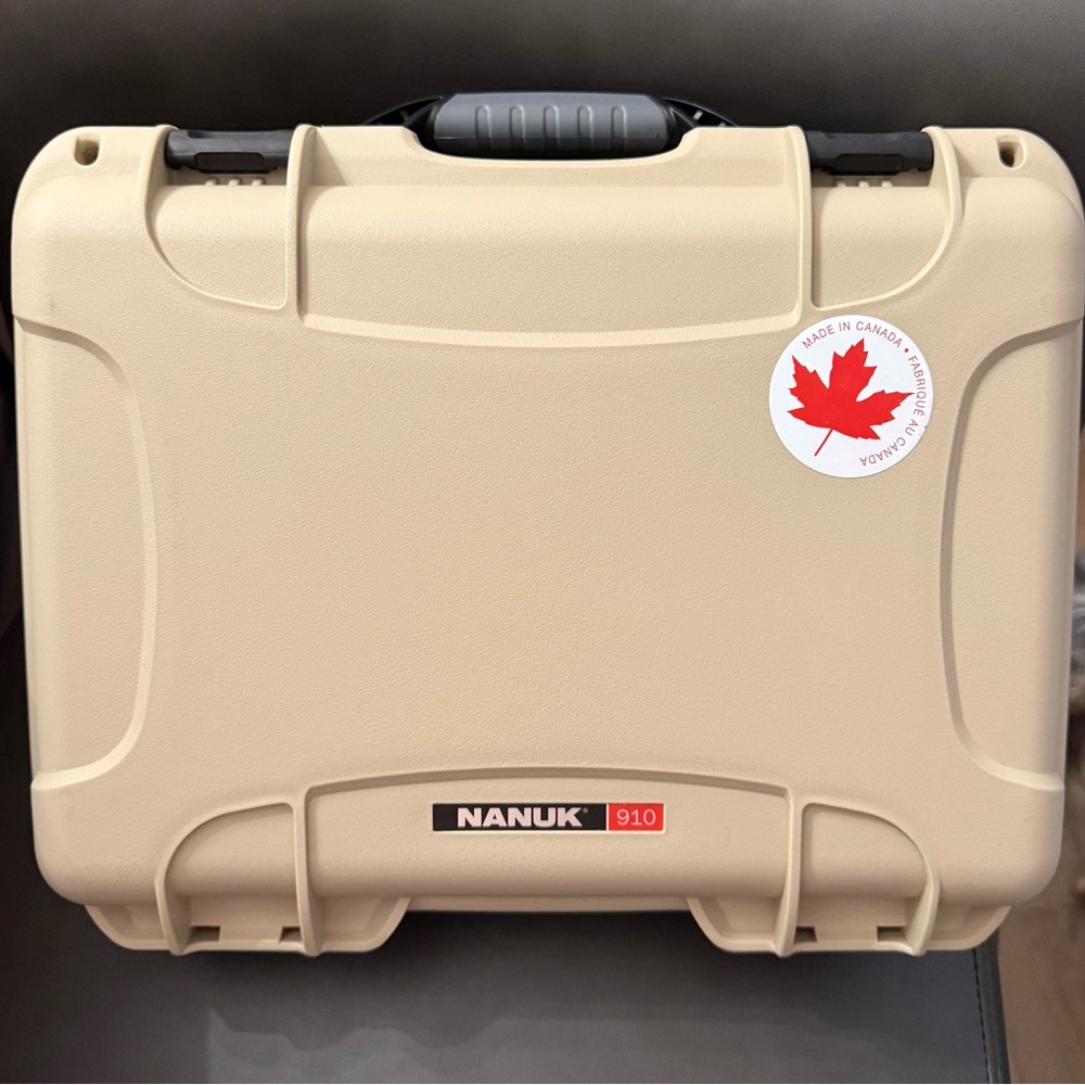 Nanuk 910 Protective Case waterproof in Tan